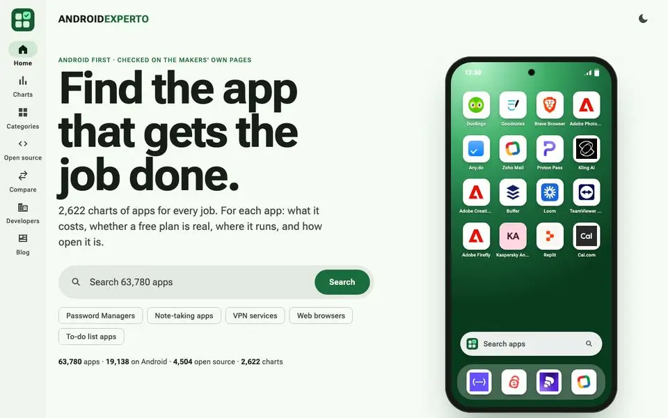 AndroidExperto home page