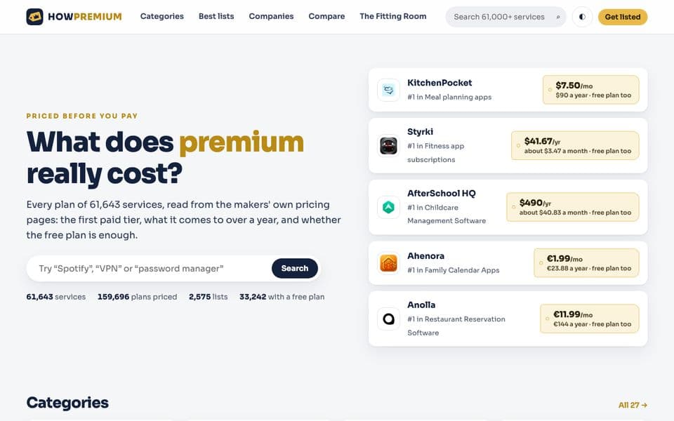 HowPremium home page