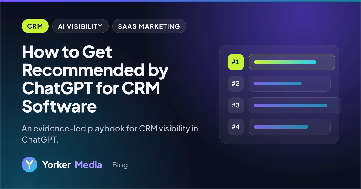 How to Get Recommended by ChatGPT for CRM Software