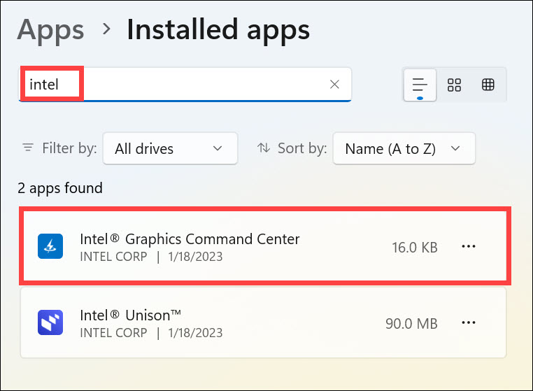 find intel unison app
